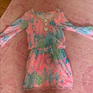 ✨Lilly Pulitzer Dress. Ties at the waist.✨
